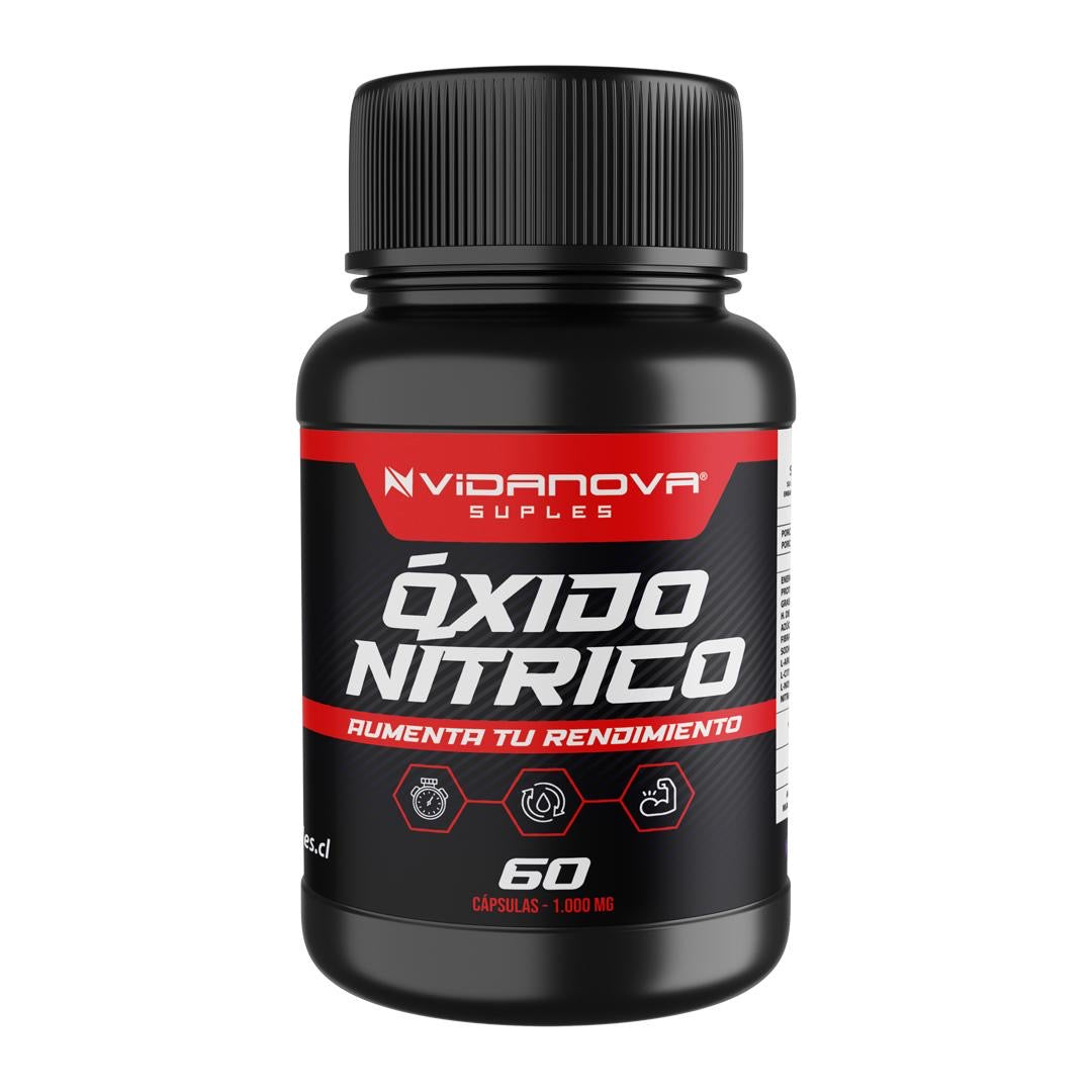 Óxido Nítrico™ 🔥Energía, Potencia y Rendimiento, fórmula Avanzada Natural (60 Cápsulas) 2X $33000