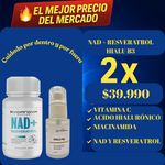 “Energía desde adentro con NAD+. 🌱 Cuidado y luminosidad por fuera con Lian B3. 💧 Tu mejor versión, todos los días.”