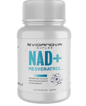 🔥EL DÚO QUE SI FUNCIONA🔥 NAD+ Resveratrol - Vidanova® Suples ORIGINAL con REGISTRO DE SALUD + Serum facial LIAN B3